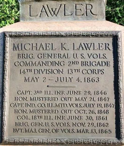 MICHAEL K. LAWLER WAR MEMORIAL PLAQUE