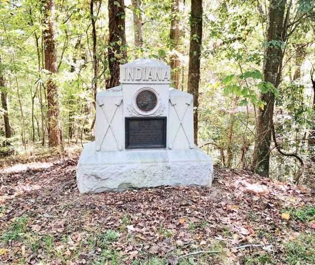 INDIANA 6TH BATTERY LIGHT ARTILLERY WAR MEMORIAL