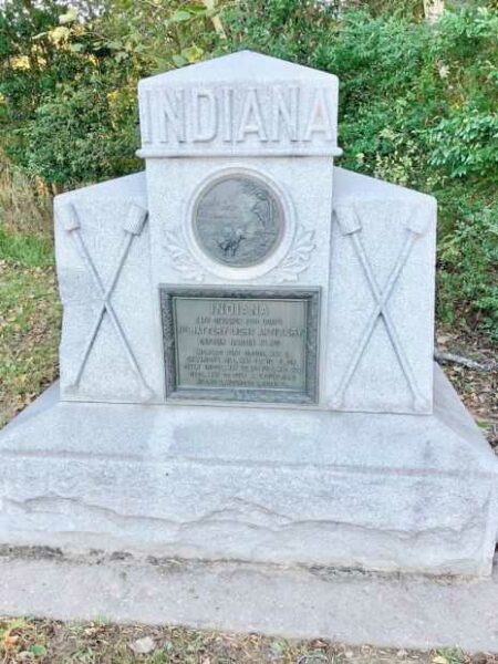 INDIANA 1ST BATTERY LIGHT ARTILLERY WAR MEMORIAL