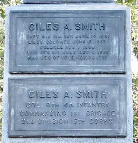 GILES A. SMITH WAR MEMORIAL PLAQUES