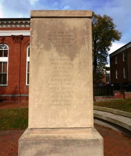 LOUDOUN CITIZENS VIETNAM VETERANS WAR MEMORIAL