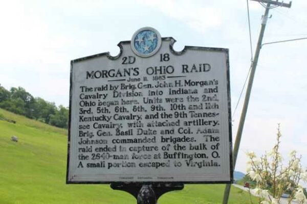 MORGAN’S OHIO RAID WAR MEMORIAL MARKER