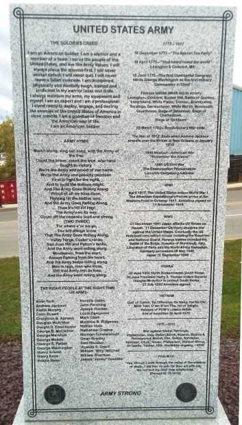 UNITED STATES ARMY MEMORIAL