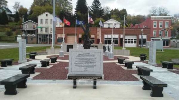 BRADFORD COUNTY ROLL OF HONORED DEAD MEMORIAL SIDE A