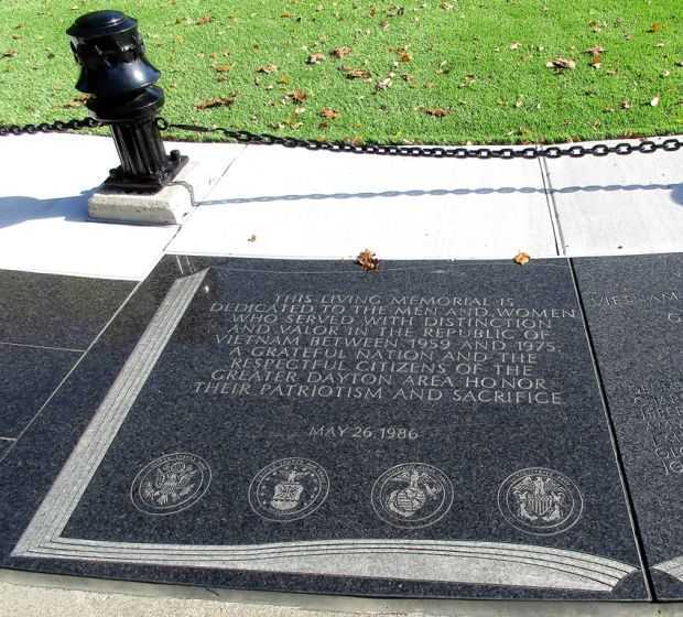 DAYTON VIETNAM VETERANS MEMORIAL DEDICATION STONE