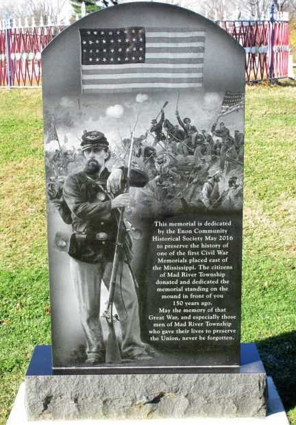 MAD RIVER TOWNSHIP CIVIL WAR MEMORIAL FRONT