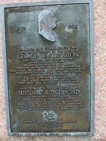GEORGE WASHINGTON AND THE MEN WHO FOUGHT IN THE AMERICAN REVOLUTION MEMORIAL PLAQUE