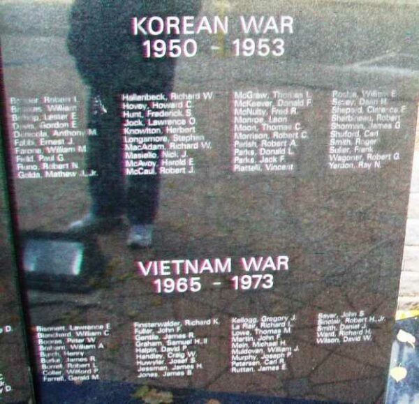 JEFFERSON COUNTY WAR VETERANS MEMORIAL PANEL D