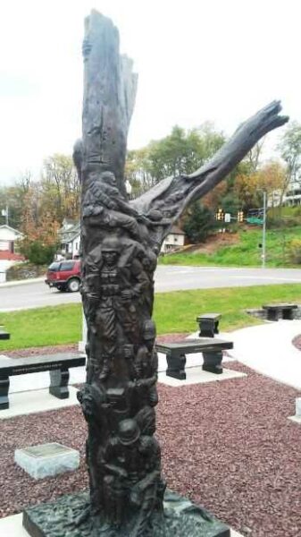 THE WAR RAVAGED TREE MEMORIAL