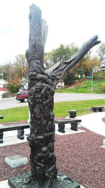 THE WAR RAVAGED TREE MEMORIAL
