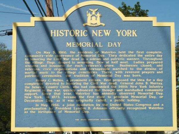 THE FIRST MEMORIAL DAY MARKER