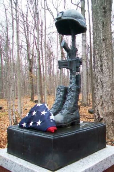 2D BATTALION, 22D INFANTRY REGIMENT MEMORIAL BATTLEFIELD CROSS