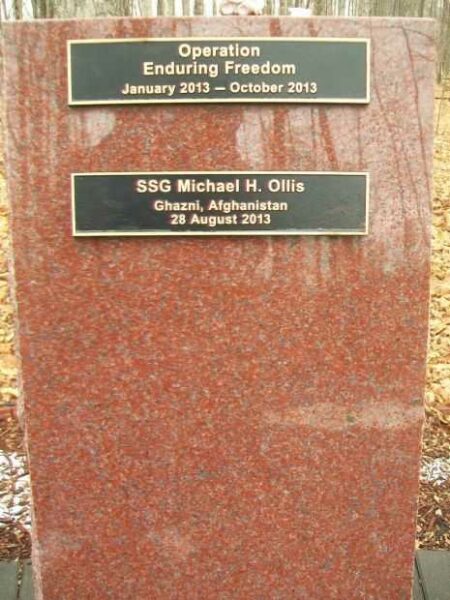 2D BATTALION, 22D INFANTRY REGIMENT MEMORIAL STONE D