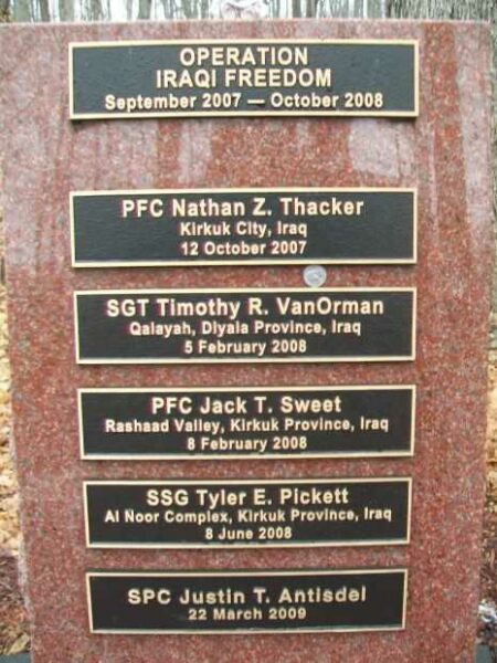 2D BATTALION, 22D INFANTRY REGIMENT MEMORIAL STONE C