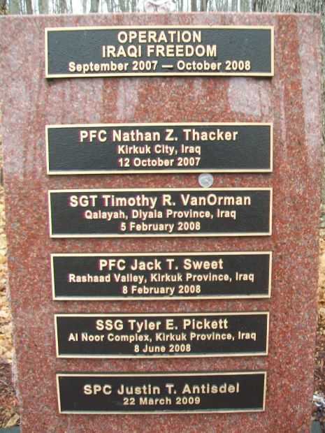 2D BATTALION, 22D INFANTRY REGIMENT MEMORIAL STONE C