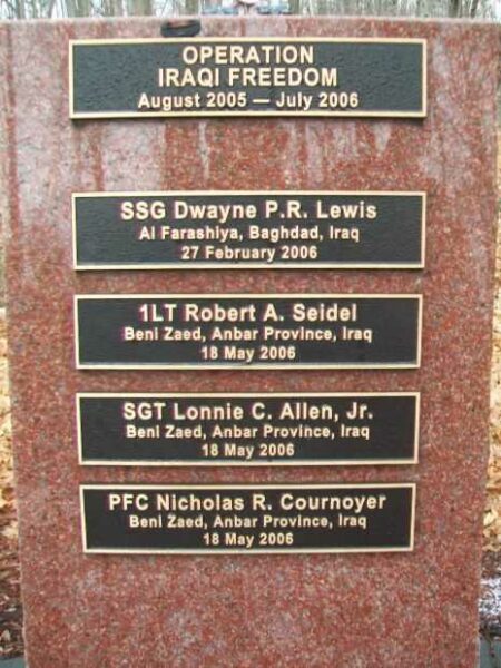 2D BATTALION, 22D INFANTRY REGIMENT MEMORIAL STONE B