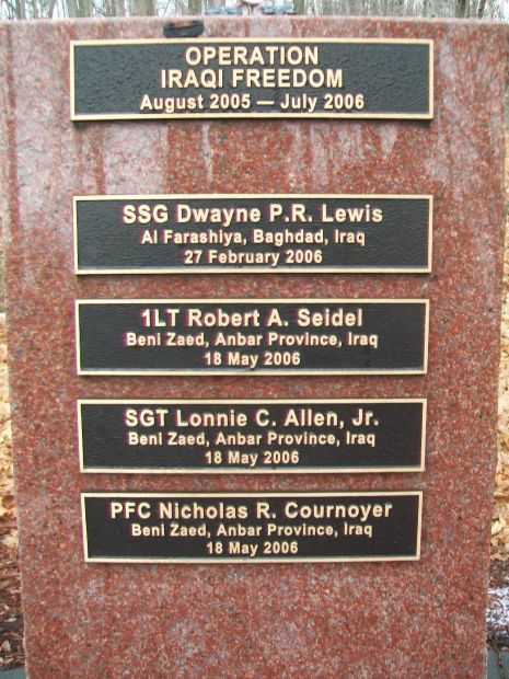 2D BATTALION, 22D INFANTRY REGIMENT MEMORIAL STONE B