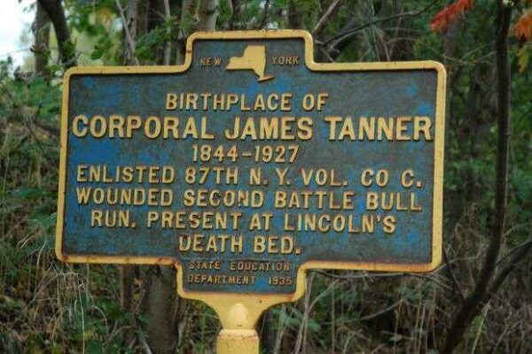BIRTHPLACE OF CORPORAL JAMES TANNER MEMORIAL MAKERS