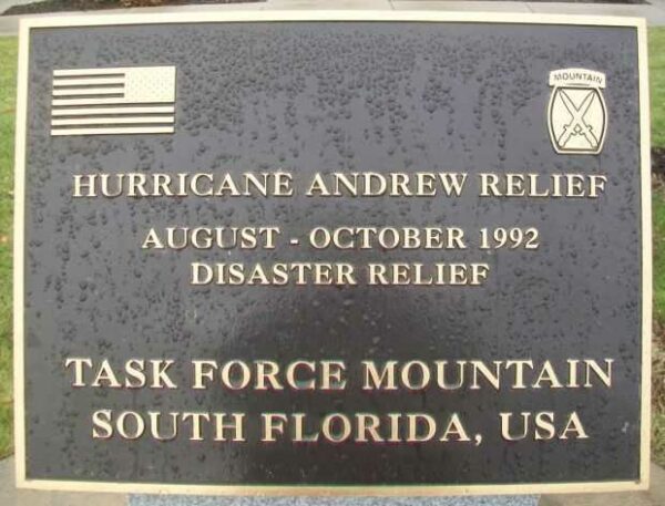 10TH MOUNTAIN DIVISION HEROES WALK MEMORIAL PLAQUE I