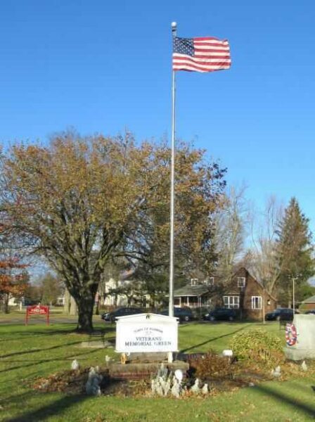 TOWN OF AGAWAM VETERANS MEMORIAL GREEN MARKER