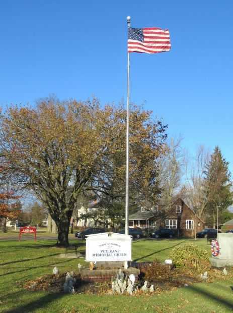 TOWN OF AGAWAM VETERANS MEMORIAL GREEN MARKER