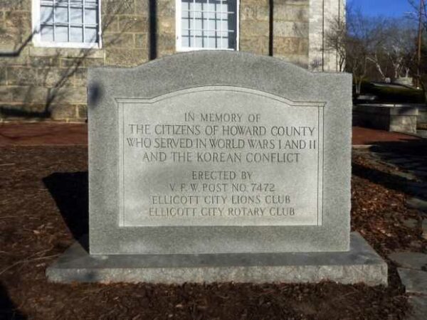 HOWARD COUNTY WAR VETERANS MEMORIAL