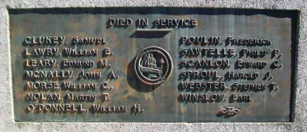 AUGUSTA, ME WORLD WAR I MEMORIAL PLAQUE B