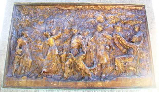 CITY OF AUGUSTA WAR FOR THE UNION MEMORIAL PLAQUE F