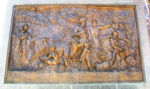 CITY OF AUGUSTA WAR FOR THE UNION MEMORIAL PLAQUE D
