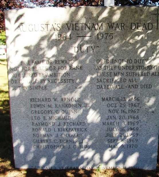 AUGUSTA’S VIETNAM WAR DEAD MEMORIAL