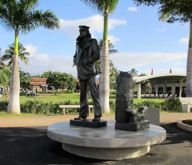 THE LONE SAILOR WAR MEMORIAL