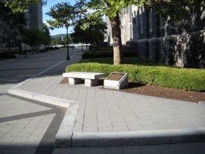 COLD WAR MEMORIAL AND BENCH