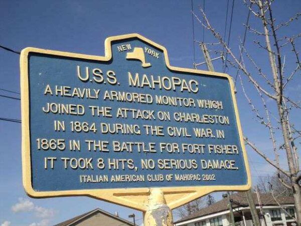 U.S.S. MAHPOAC WAR MEMORIAL MARKER