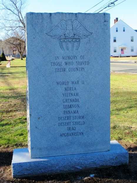 ELLINGTON WAR VETERANS MEMORIAL FRONT