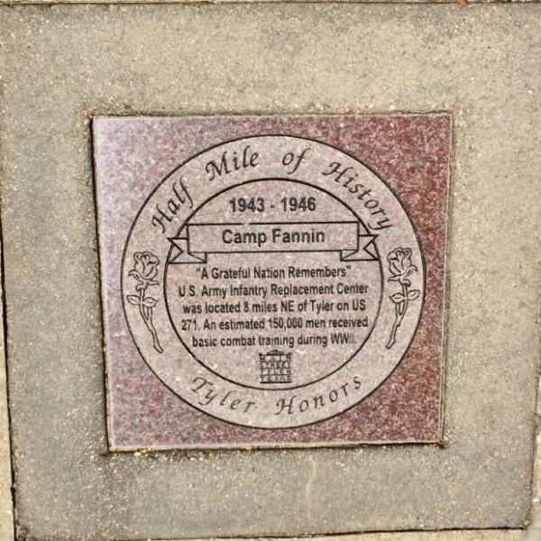 CAMP FANNIN WAR MEMORIAL PAVER