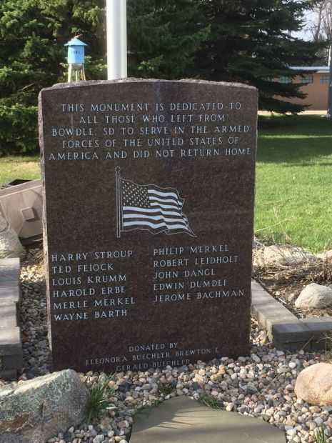 BOWDLE, SD VETERANS MEMORIAL