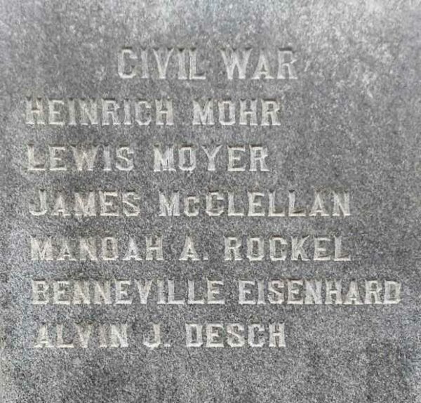 FOGELSVILLE WAR MEMORIAL STONE B