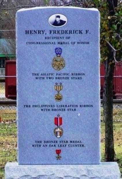 HENRY, FREDERICK F. MEDAL OF HONOR WAR MEMORIAL