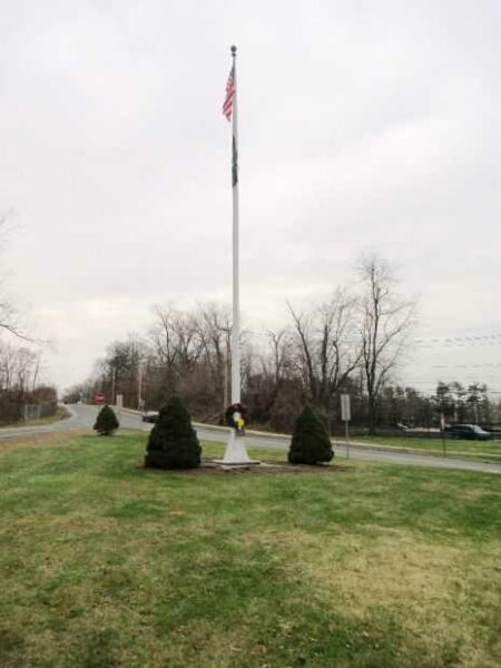 CAMP SHANKS WAR MEMORIAL FLAG POLE