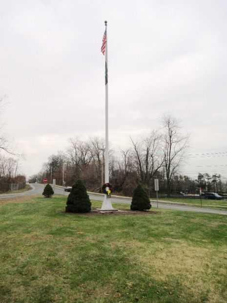 CAMP SHANKS WAR MEMORIAL FLAG POLE