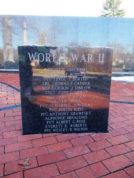 SOUTH WINDSOR WORLD WAR II MEMORIAL