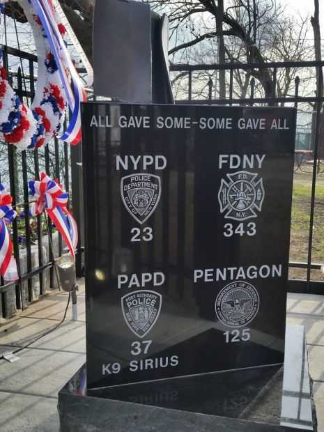 BRONX 911 MEMORIAL DEDICATION STONE A