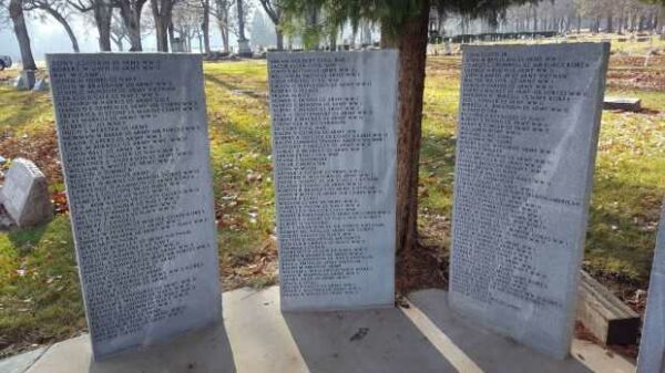ETNA CEMETERY VETERANS MEMORIAL SECTION A