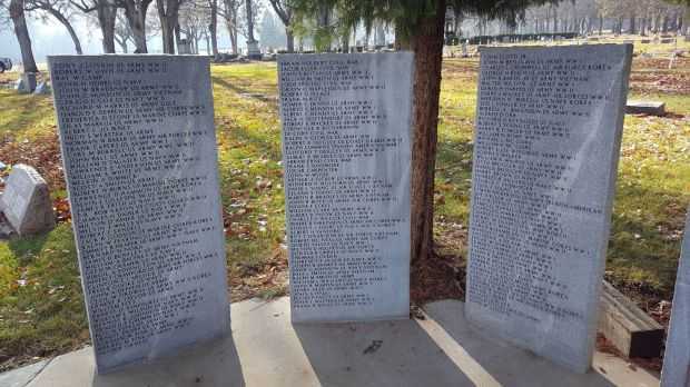 ETNA CEMETERY VETERANS MEMORIAL SECTION A