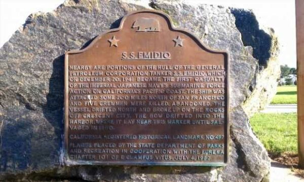 S.S. EMIDIO WAR MEMORIAL PLAQUE A