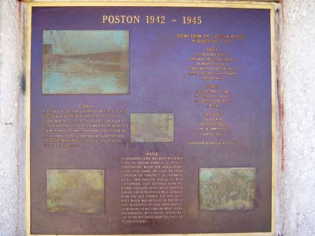 POSTON MEMORIAL MONUMENT PLAQUE H
