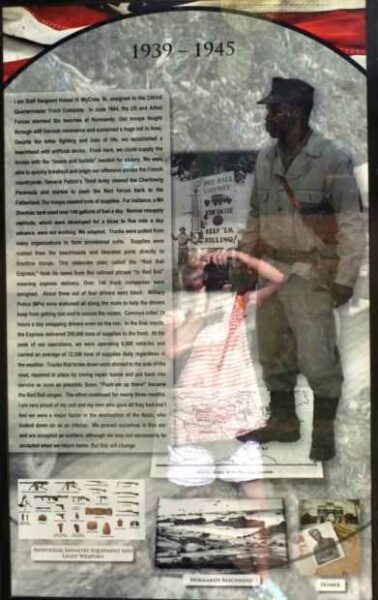 HUNTSVILLE WORLD WAR II MEMORIAL PANEL D