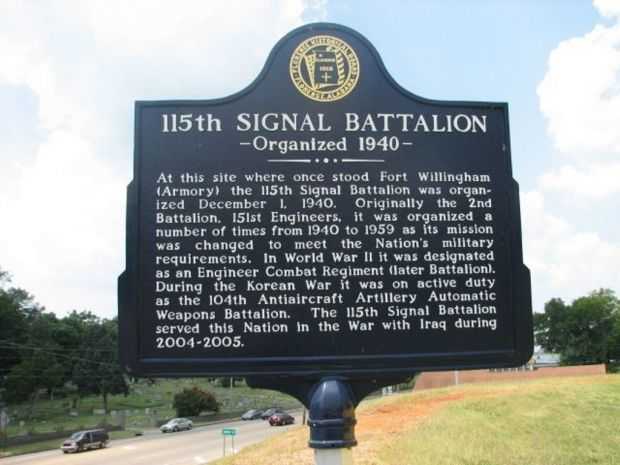115TH SIGNAL BATTALION MEMORIAL MARKER