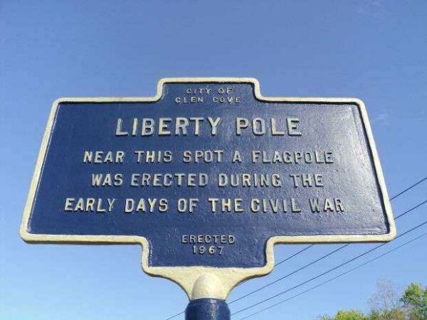 CITY OF GLEN COVE LIBERTY POLE WAR MEMORIAL MARKER