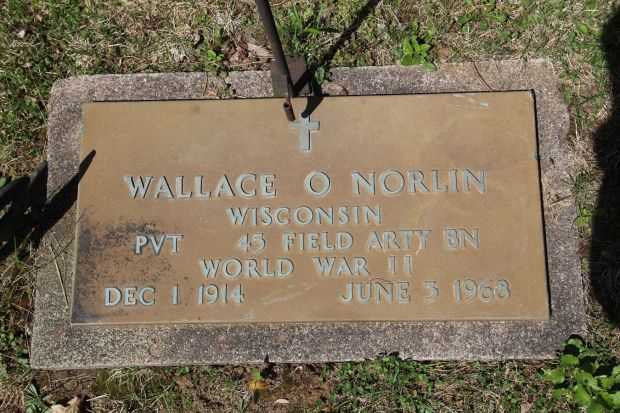 WALLACE O NORLIN MEMORIAL CEMETERY STONE